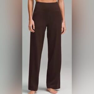 lululemon athletica Dark Brown Wide Leg Pants